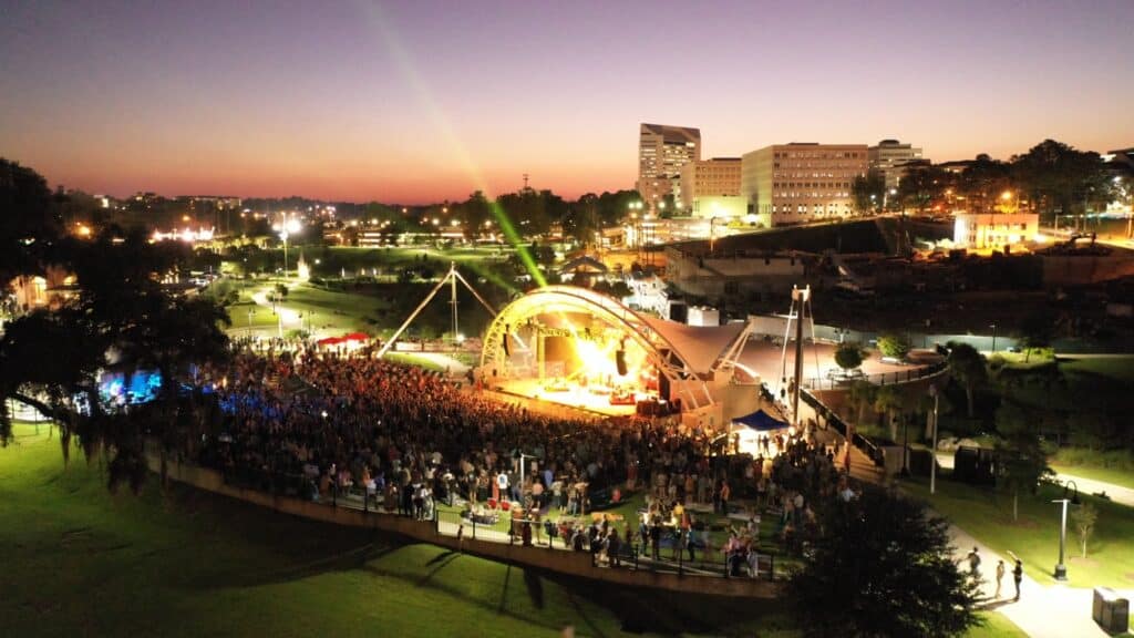 Cascades Park amphitheater