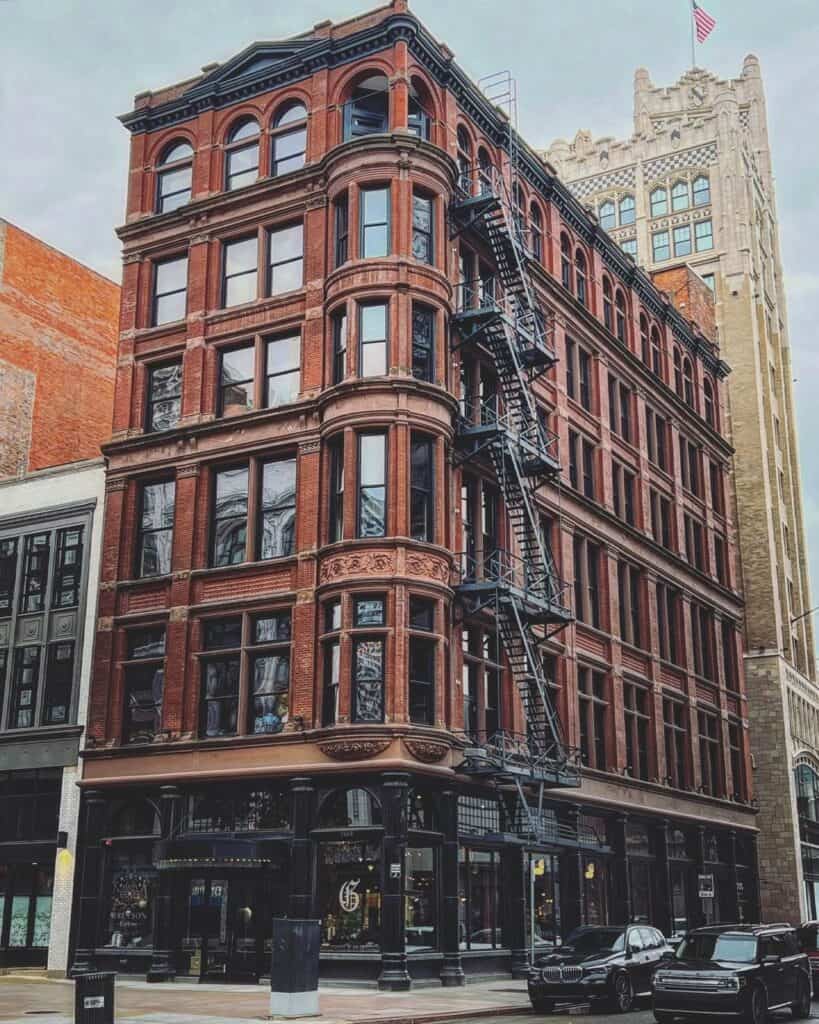 exterior of The Wright-Kay building