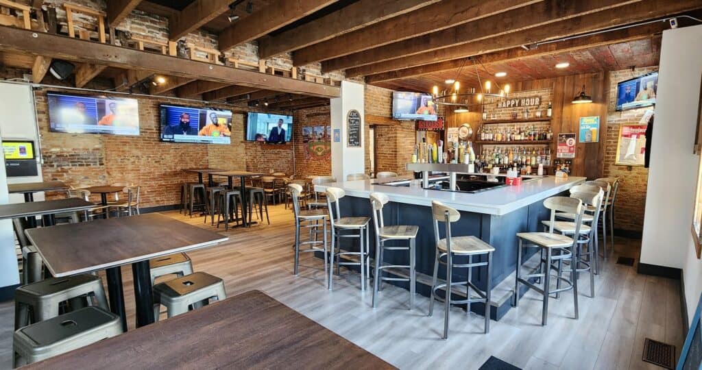 inside Happy Hour Sports Bar