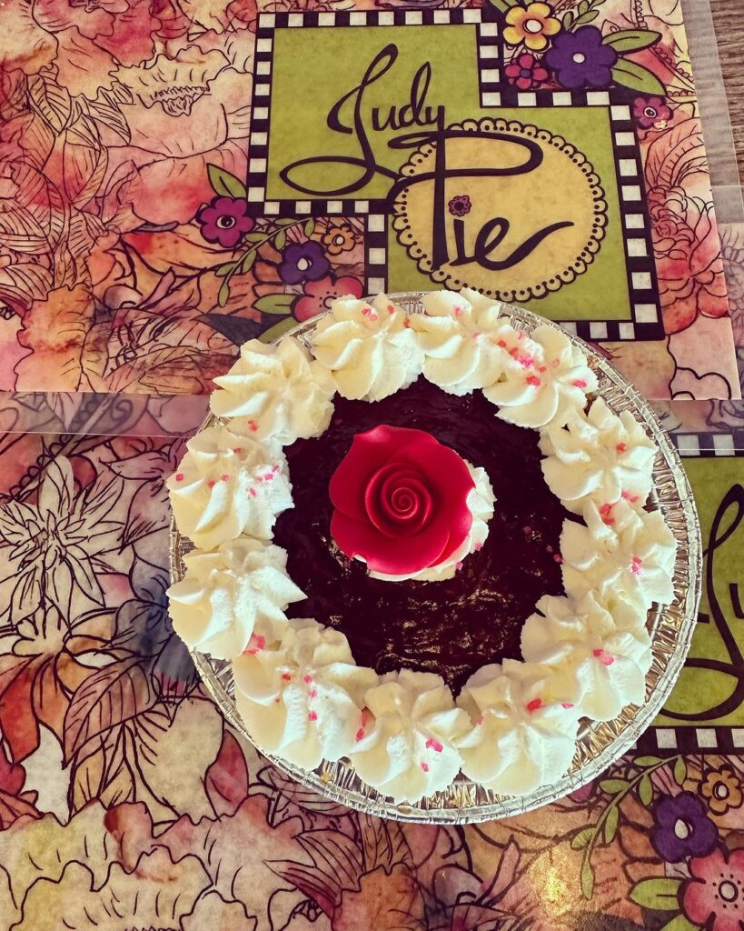 JudyPie pie with whipped cream
