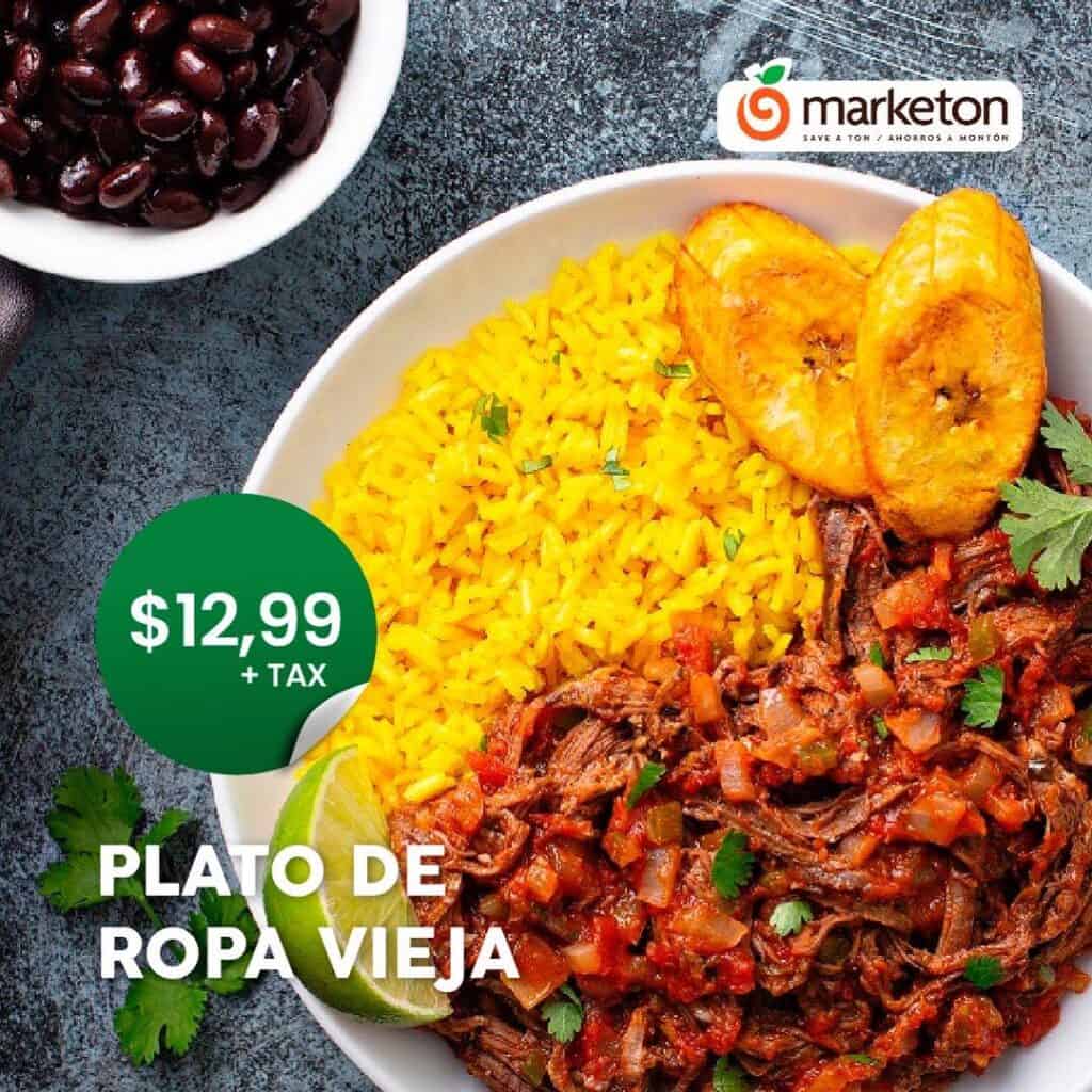 Marketon ad for Mexican meal