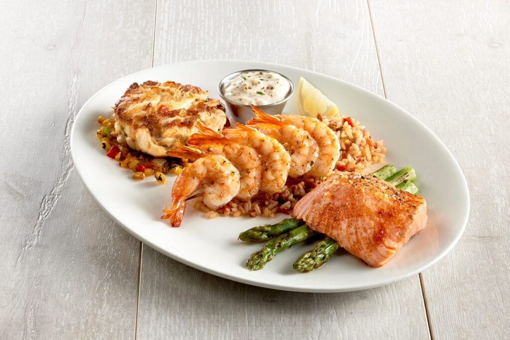 shrimp and fish dish