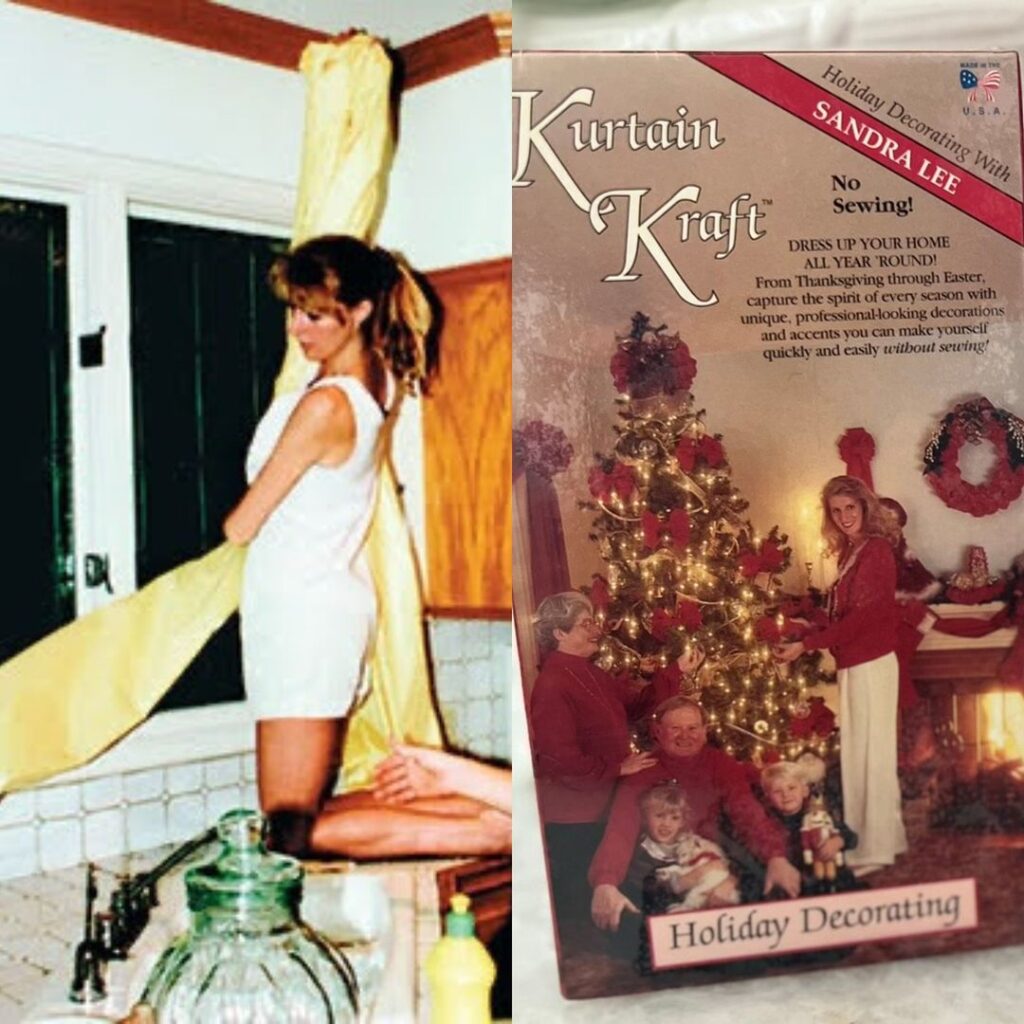 Sandra Lee with product Kurtain Kraft
