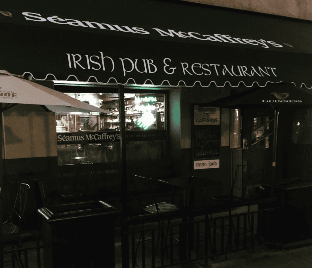 Seamus McCaffrey's Irish Pub exterior