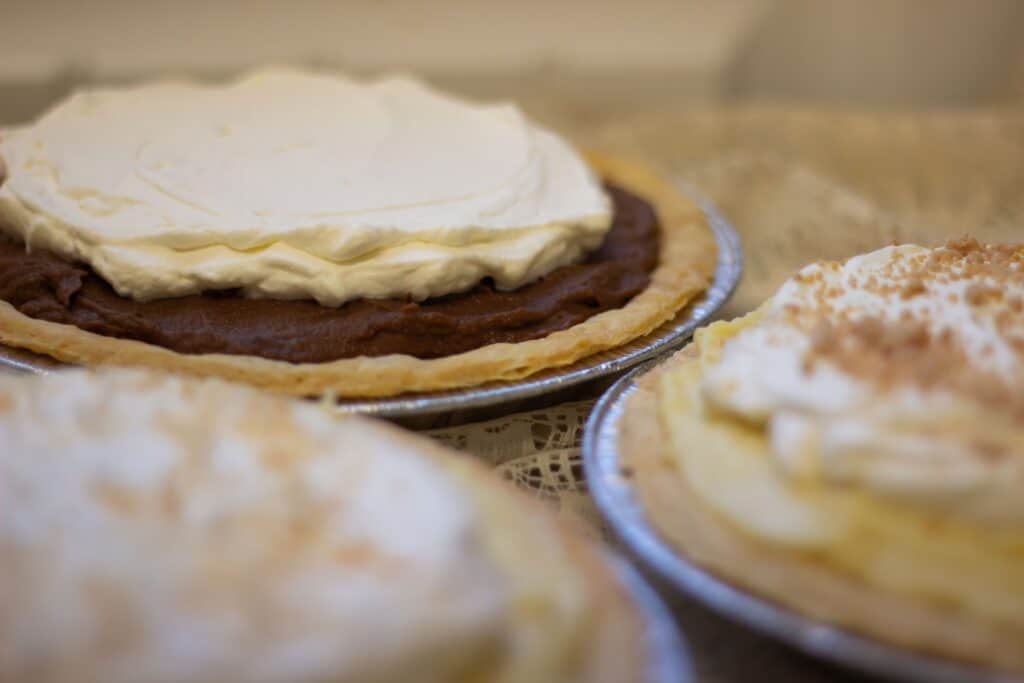 three pies
