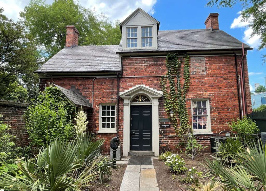 exterior of Poe museum