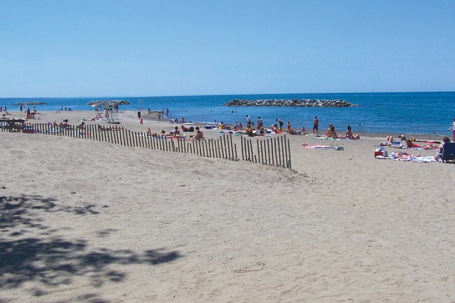 Presque Isle State Park beachgoers