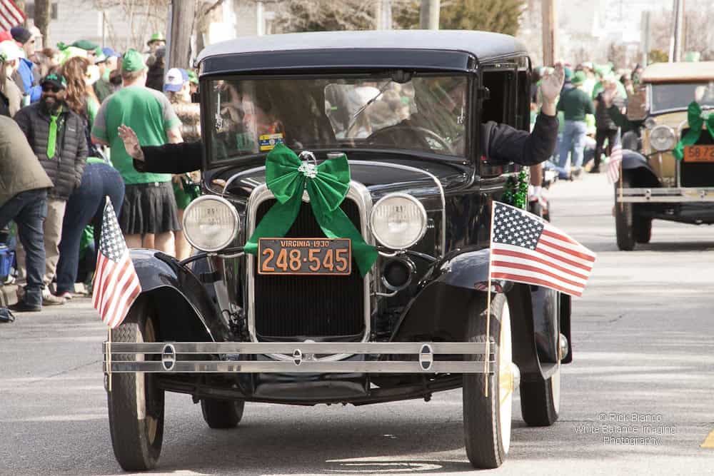 old car in parade