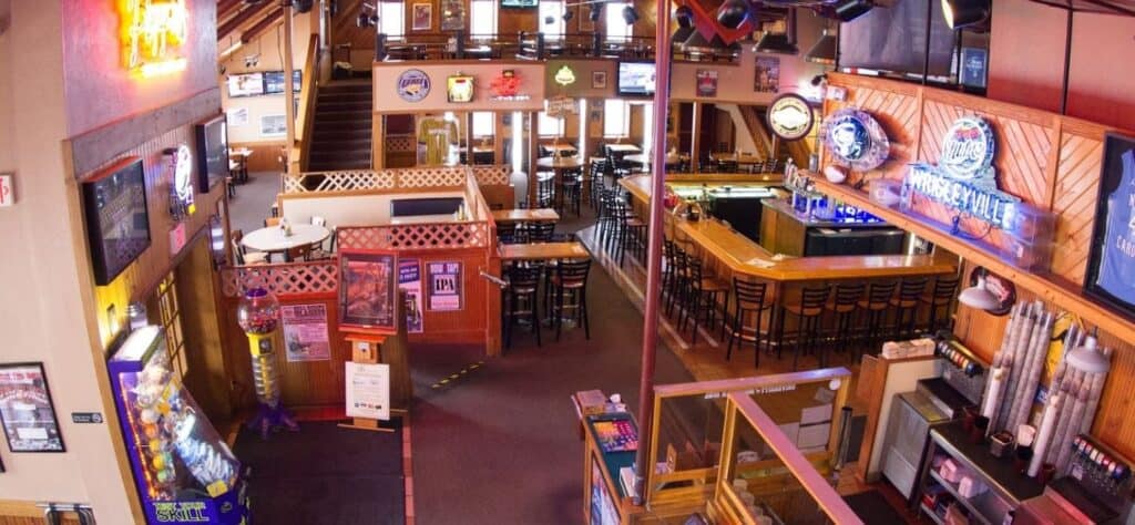Inside of Pepper's bar