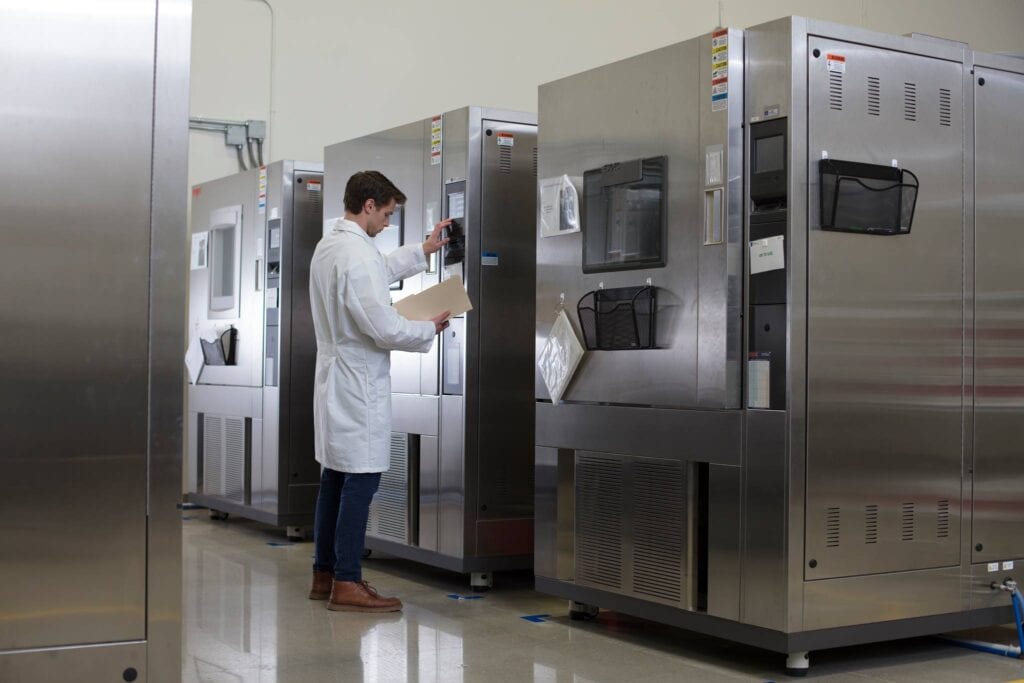 man in lab
