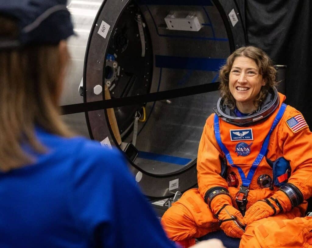 NASA Astronaut Christina Koch receives highest NC honor