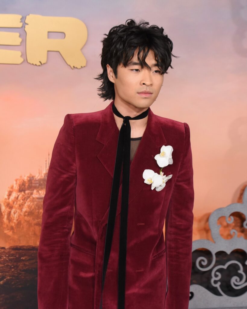 Dallas Liu attends the premiere of Netflix's Avatar The Last Airbender.