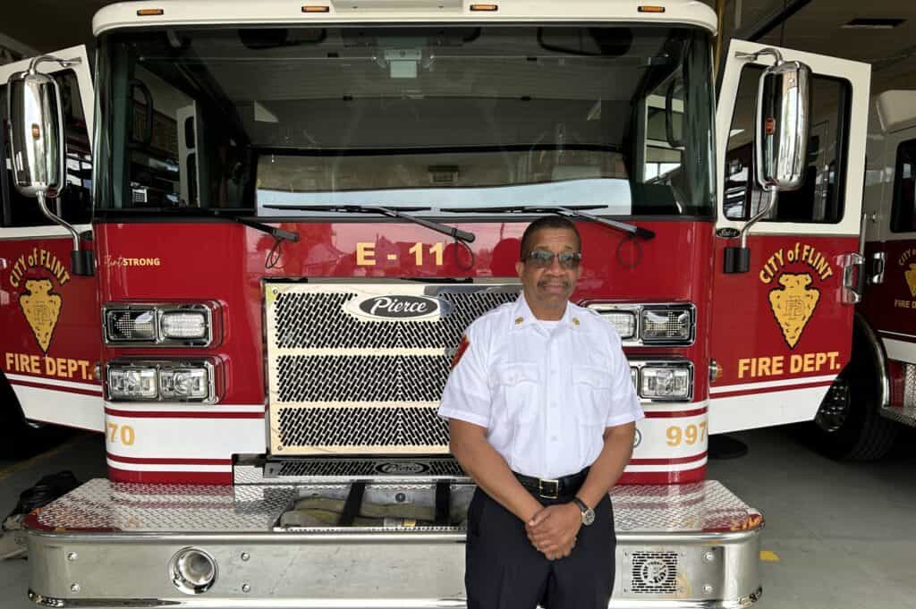 Ronald Stamps Returns as Deputy Fire Chief in Flint