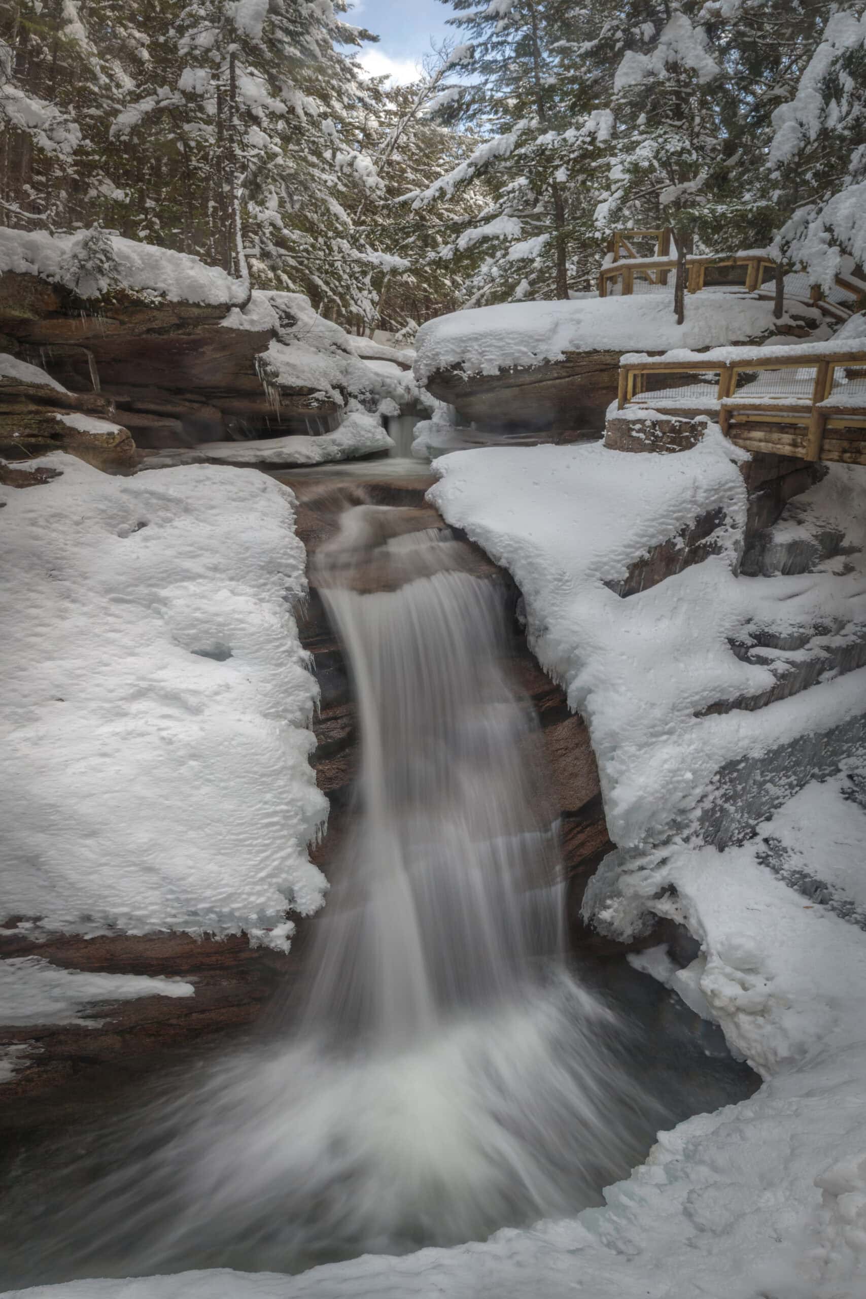 Explore the 11 best frozen waterfalls in New Hampshire