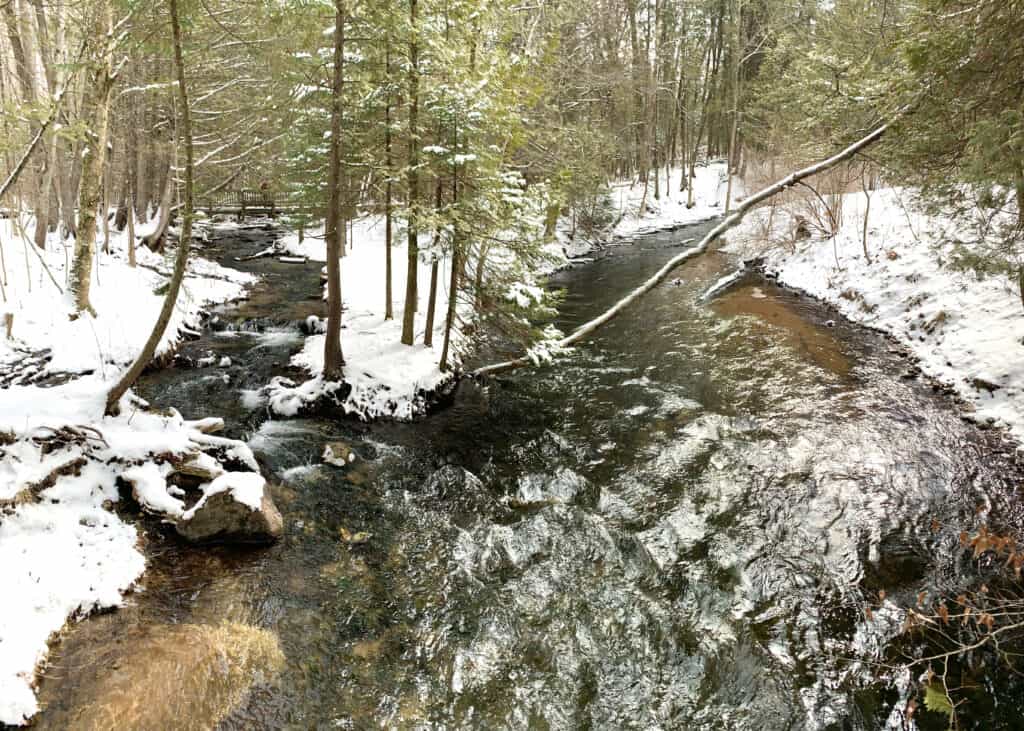 These waterfalls in Michigan make for magical winter hikes