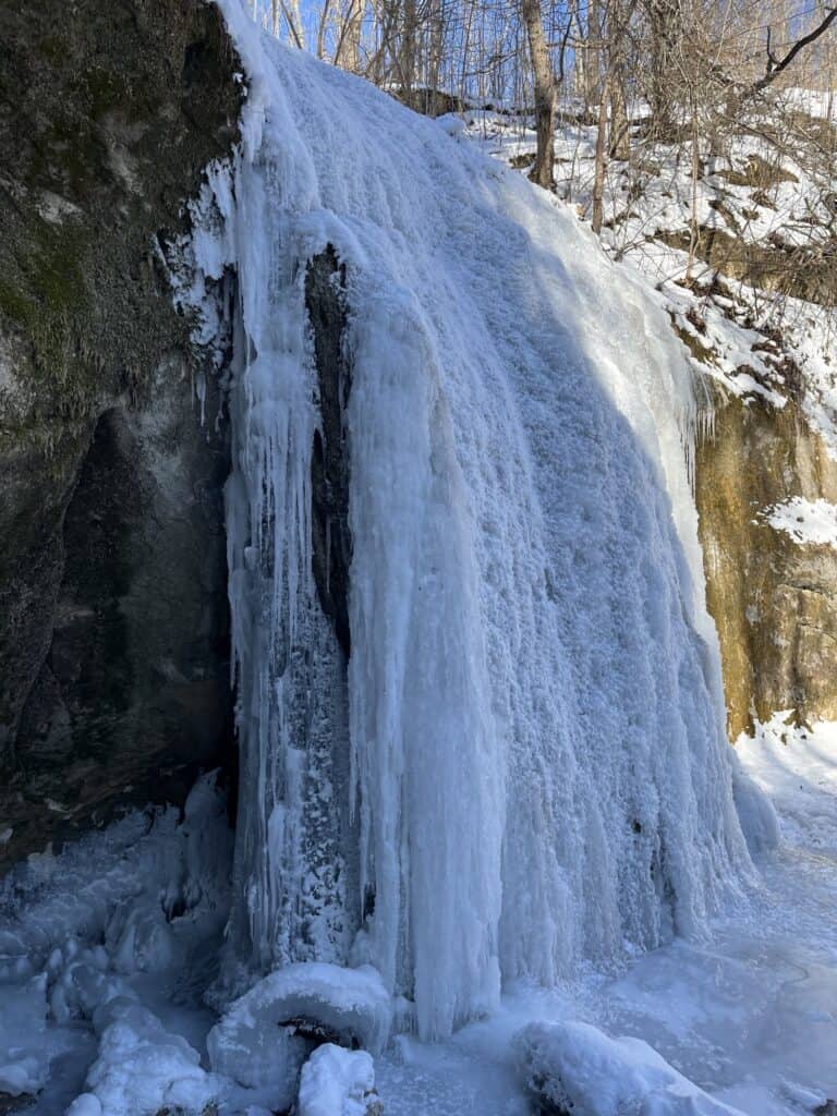 Explore frozen waterfalls in Wisconsin on these winter hikes