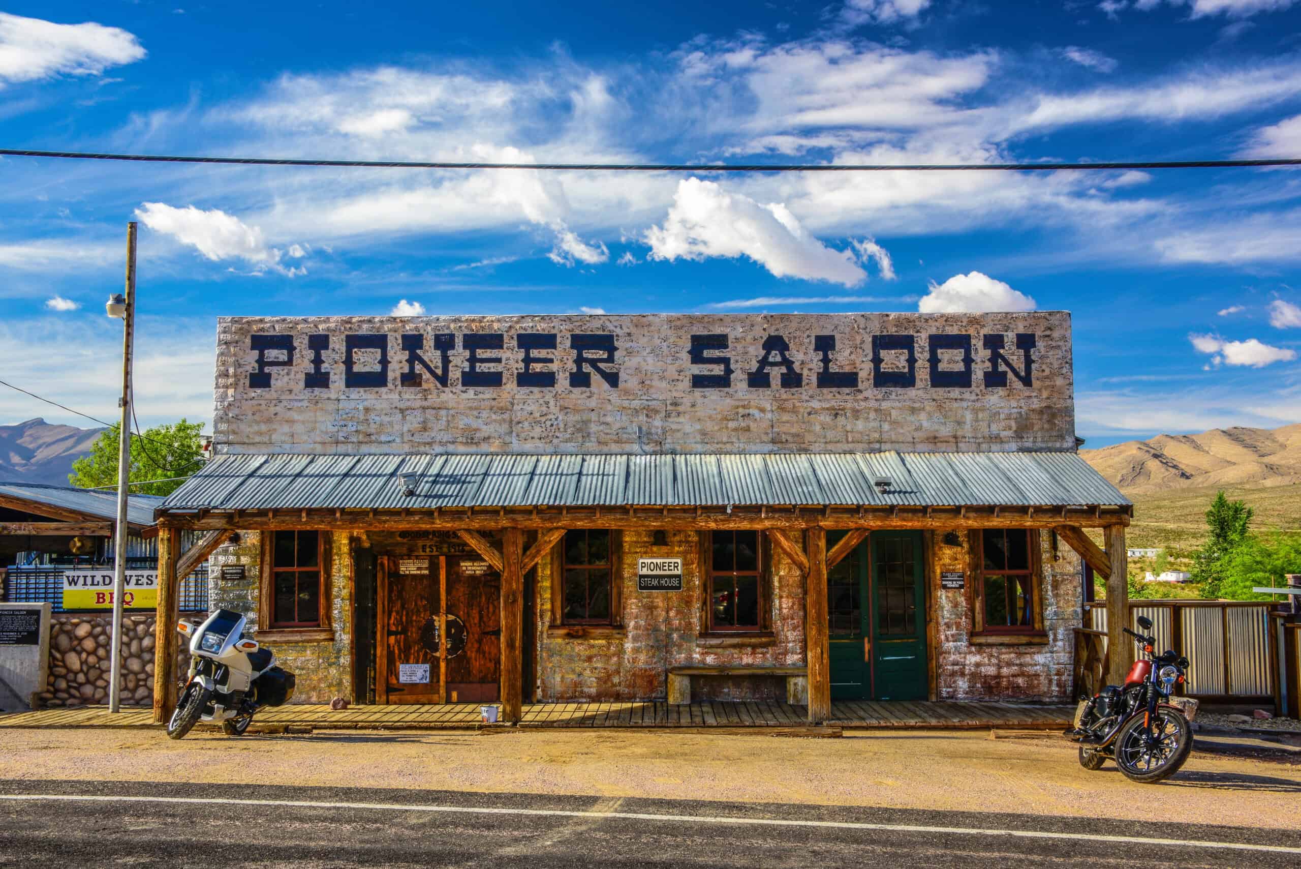 The Wild West meets Vegas lights at Nevada’s 9 oldest bars