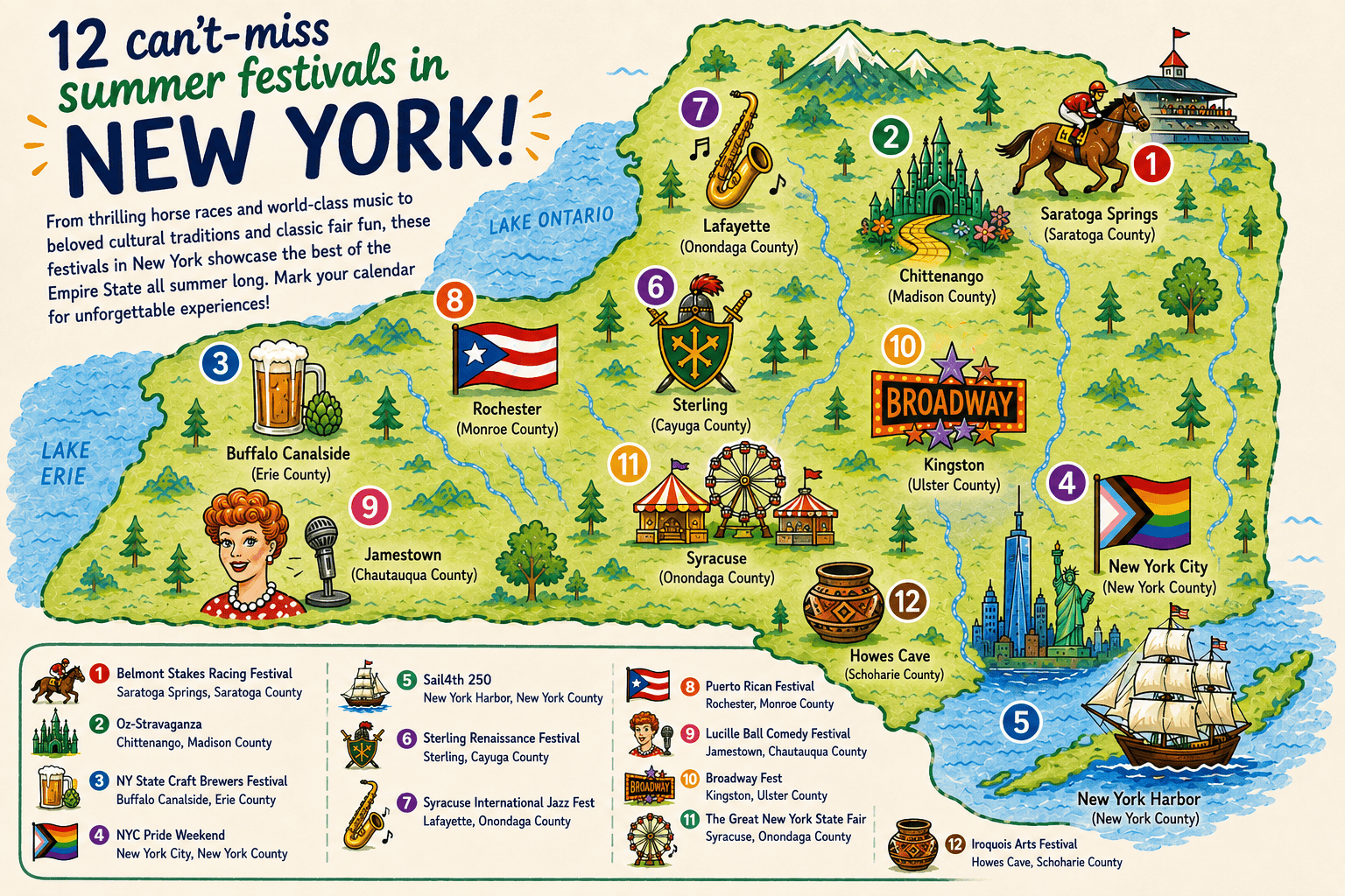 12 can’t-miss summer festivals in New York